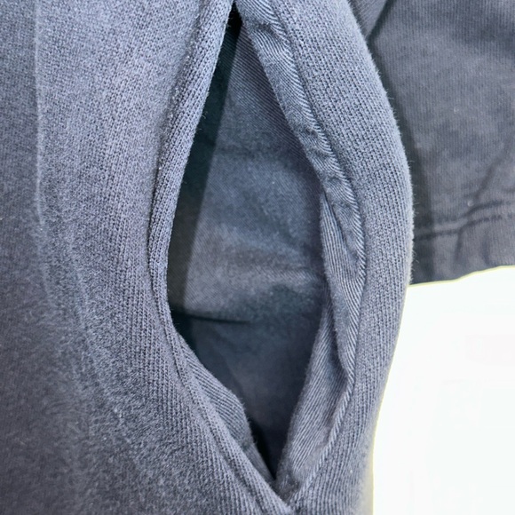 Vintage Smith & Hawken Fleece Lined Round Neck Pleated Pearl Snap Maxi Dress LG - Picture 5 of 7